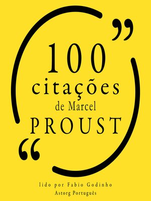 cover image of 100 citações de Marcel Proust